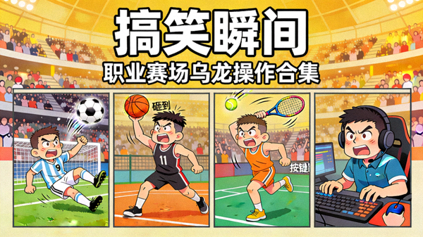 《搞笑瞬间》职业赛场上那些令人捧腹的乌龙操作合集